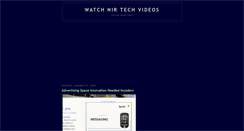 Desktop Screenshot of live-nir-adver-tech-network-analyzer.blogspot.com
