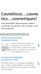 Mobile Screenshot of cosmeticoscosmeticscosmetiques.blogspot.com