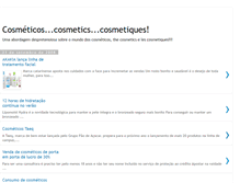 Tablet Screenshot of cosmeticoscosmeticscosmetiques.blogspot.com