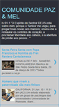 Mobile Screenshot of comunidadepazemel.blogspot.com