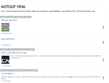 Tablet Screenshot of moto-gp-46.blogspot.com