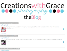 Tablet Screenshot of creationswithgrace.blogspot.com