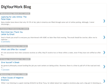 Tablet Screenshot of digyourwork.blogspot.com