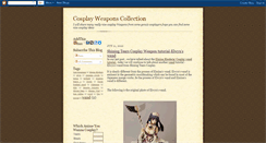 Desktop Screenshot of cosplayweapons.blogspot.com