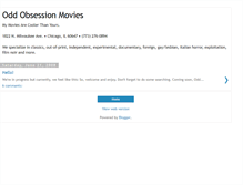 Tablet Screenshot of oddobsessionmovies.blogspot.com