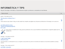 Tablet Screenshot of informaticaytips.blogspot.com