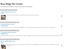 Tablet Screenshot of blueridgepetcenter.blogspot.com