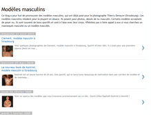 Tablet Screenshot of modeles-masculins.blogspot.com