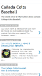 Mobile Screenshot of canadacoltsbaseball.blogspot.com