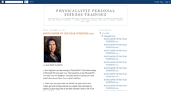 Desktop Screenshot of physicallyfitpersonalfitnesstraining.blogspot.com