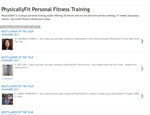 Tablet Screenshot of physicallyfitpersonalfitnesstraining.blogspot.com