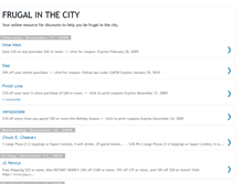 Tablet Screenshot of befrugalinthecity.blogspot.com
