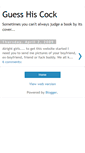 Mobile Screenshot of guesshiscock.blogspot.com