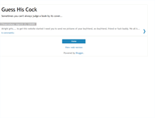Tablet Screenshot of guesshiscock.blogspot.com