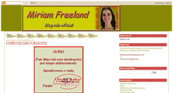 Desktop Screenshot of blog-da-miriamfreeland.blogspot.com