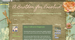 Desktop Screenshot of abrotherforrosebud.blogspot.com