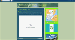 Desktop Screenshot of guatemalalatierradelosmayas.blogspot.com