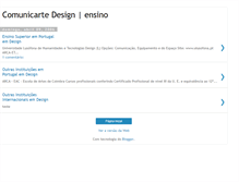 Tablet Screenshot of comunicartedesign-ensino.blogspot.com