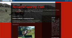 Desktop Screenshot of penwickeventing.blogspot.com