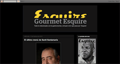 Desktop Screenshot of gourmetesquire.blogspot.com