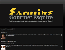 Tablet Screenshot of gourmetesquire.blogspot.com