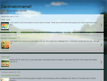 Tablet Screenshot of cardmakinmama.blogspot.com