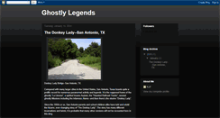 Desktop Screenshot of ghostlylegends.blogspot.com