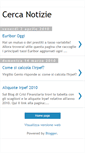 Mobile Screenshot of cerca-notizie.blogspot.com