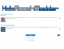 Tablet Screenshot of haloreachmodder.blogspot.com