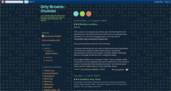 Desktop Screenshot of dirtybrowniechubster.blogspot.com