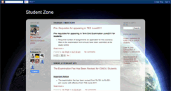 Desktop Screenshot of mystudentzone.blogspot.com