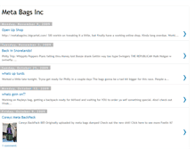 Tablet Screenshot of metabags.blogspot.com
