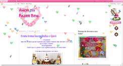 Desktop Screenshot of amoremfazerbem.blogspot.com