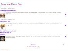Tablet Screenshot of amoremfazerbem.blogspot.com