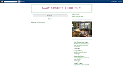 Desktop Screenshot of lazysusiefoodfun.blogspot.com