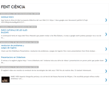 Tablet Screenshot of fentciencia.blogspot.com