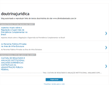 Tablet Screenshot of doutrinajuridica.blogspot.com