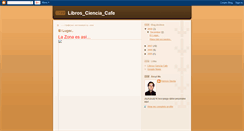 Desktop Screenshot of libros-ciencia-cafe.blogspot.com