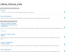 Tablet Screenshot of libros-ciencia-cafe.blogspot.com