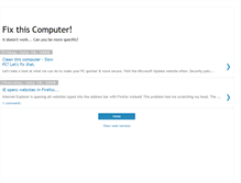 Tablet Screenshot of fixthiscomputer.blogspot.com