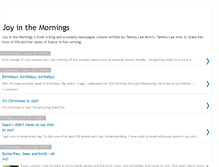 Tablet Screenshot of joyinthemornings.blogspot.com