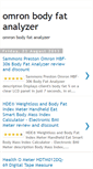 Mobile Screenshot of omronbodyfat-analyzer.blogspot.com