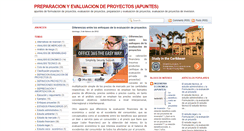 Desktop Screenshot of evaluaciondeproyectosapuntes.blogspot.com