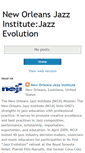 Mobile Screenshot of neworleansjazzinstitute.blogspot.com
