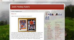 Desktop Screenshot of joeshockeyautos.blogspot.com