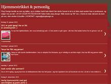 Tablet Screenshot of personligstrikk.blogspot.com