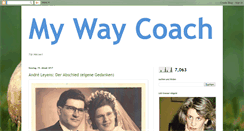 Desktop Screenshot of mywaycoach.blogspot.com