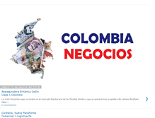 Tablet Screenshot of colombianegocios.blogspot.com