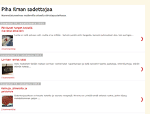 Tablet Screenshot of pihailmansadettajaa.blogspot.com