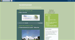 Desktop Screenshot of mundoschoenstatt.blogspot.com